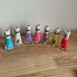 Complete Set Peeps 7 Nail Polish Set - Multicolor Easter Spring